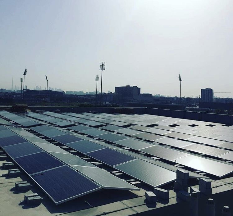 UAE Dubai Al-Qusais DEWA Building On-grid Solar Project.